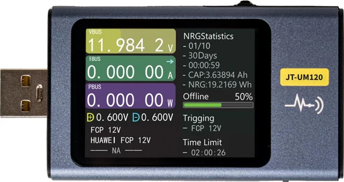 JOY-IT JT-UM120 digitales USB-Multimeter