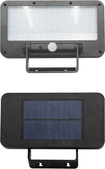 Solight Solar mit Sensor, 5 W, 500 lm, 4000 K, Li-Ion, schwarz