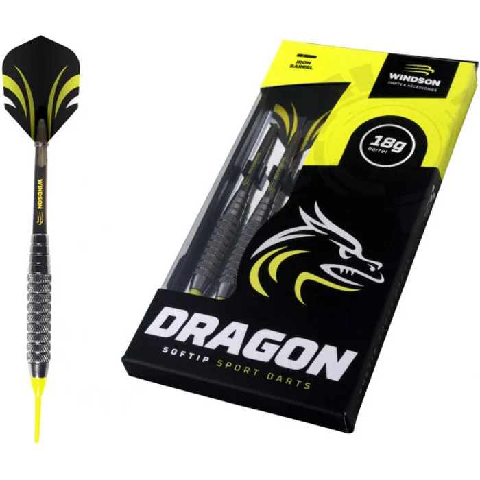 Windson DRAGON SET 18 G Šipky, černá, velikost