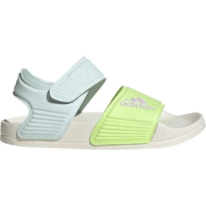 adidas ADILETTE SANDAL K Dětské sandály, světle modrá, velikost