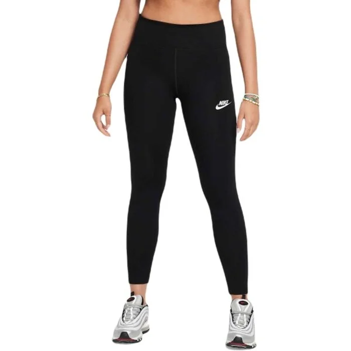 Nike SPORTSWEAR CLASSIC Dívčí legíny, černá, velikost