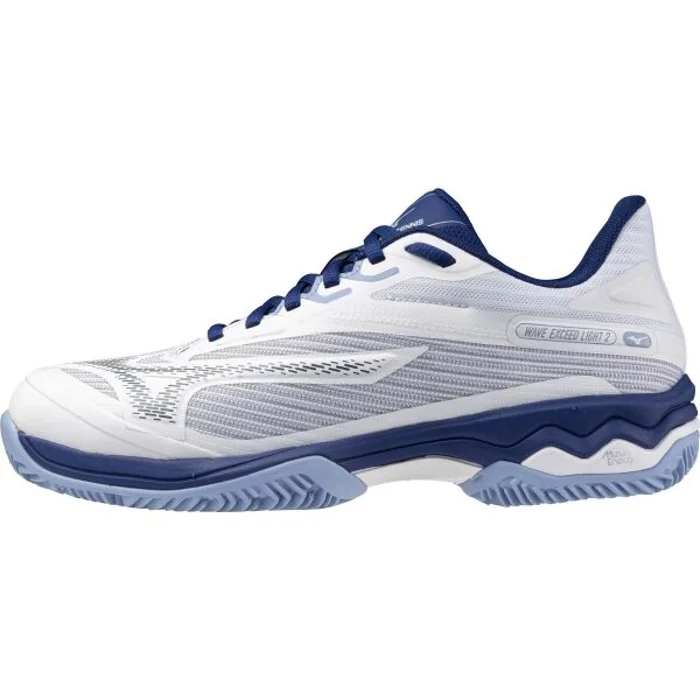 Mizuno WAVE EXCEED LIGHT 2 CC W Dámská tenisová obuv, bílá, velikost 39