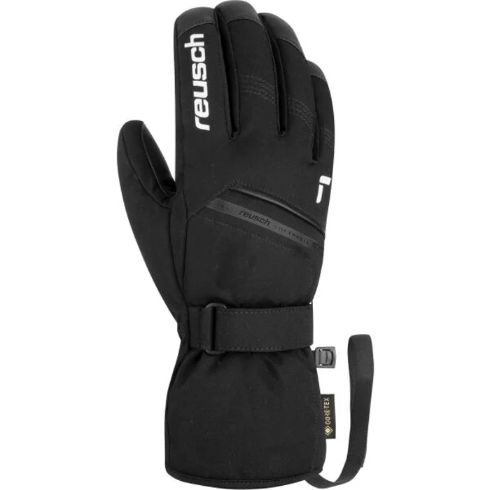 Reusch MORRIS GORE-TEX Pánské lyžařské rukavice, černá, velikost