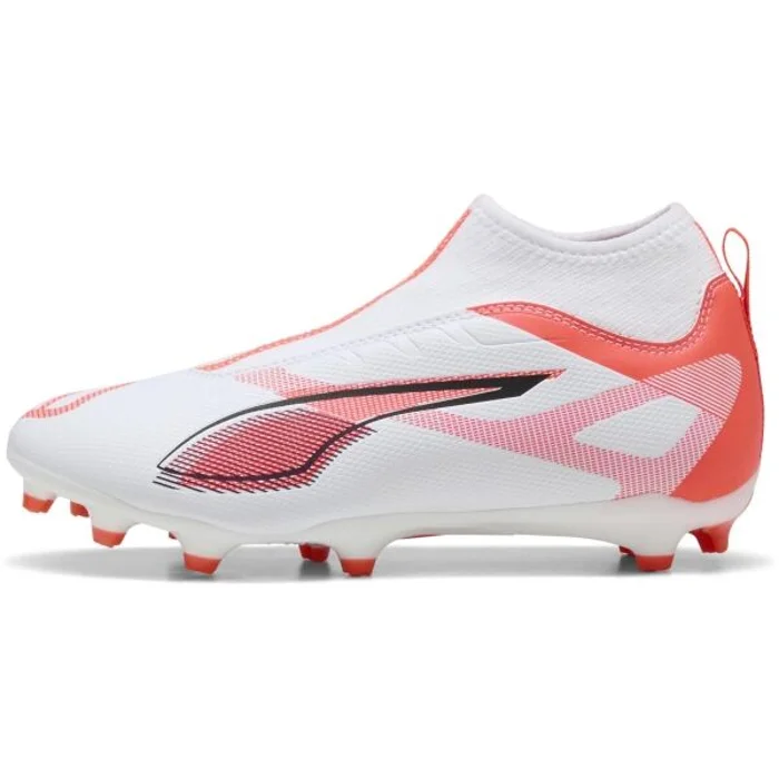 Puma ULTRA 5 MATCH+ LL FG/AG JR Dětské kopačky, bílá, velikost 33