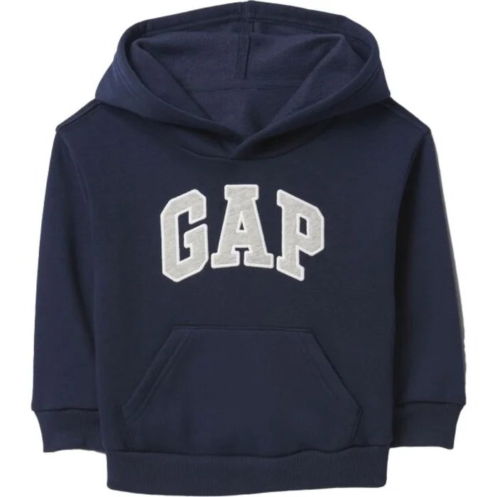 GAP V-FRCH LOGO Chlapecká mikina, tmavě modrá, velikost
