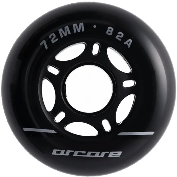 Arcore INLINE WHEELS 4PACK 72-82A Inline kolečka, černá, velikost