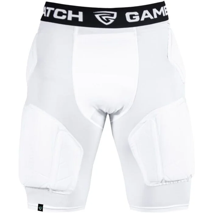 GAMEPATCH PADDED SHORTS PRO+ Kompresní unisex šortky, bílá, velikost