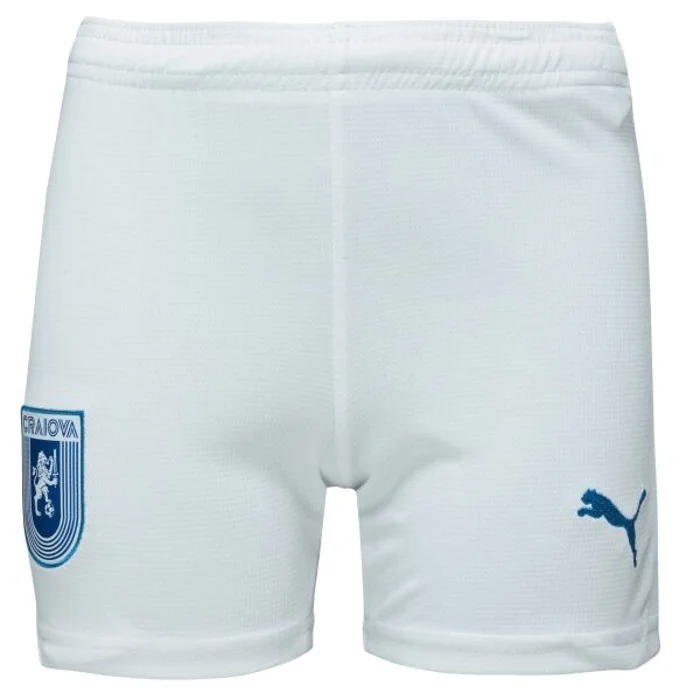 Puma UCV SHORTS JR Dětské fotbalové šortky, bílá, velikost