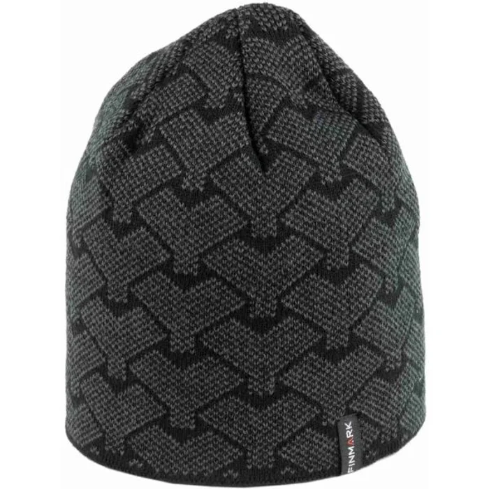 Finmark WINTER HAT Zimní pletená čepice, tmavě šedá, velikost