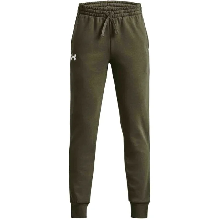 Under Armour RIVAL FLEECE JOGGERS Chlapecké tepláky, khaki, velikost