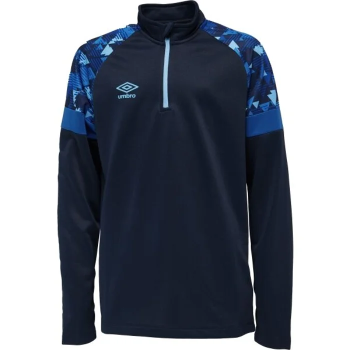 Umbro FORMATION QUARTER ZIP - JNR Dětská sportovní mikina, tmavě modrá, velikost