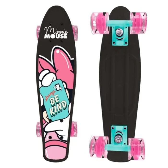 Disney MINNE "BE KIND" Skateboard (fishboard), černá, velikost