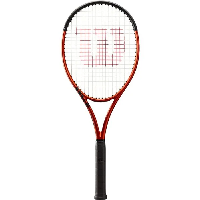 Wilson BURN 100 V5 Výkonnostní tenisová raketa, oranžová, velikost