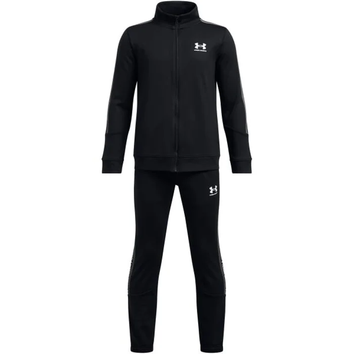 Under Armour ICON KNIT Chlapecká sportovní souprava, černá, velikost