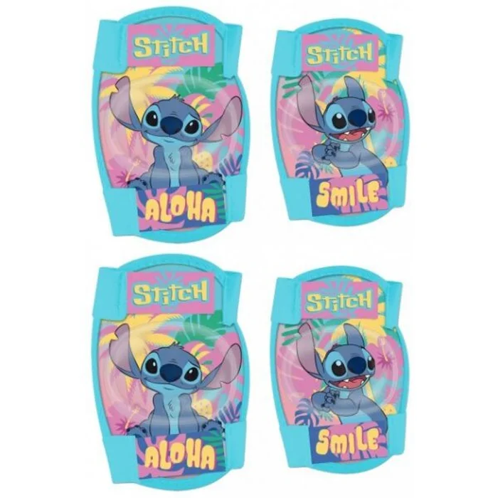 Disney STITCH Sada kolenních a loketních chráničů, modrá, velikost
