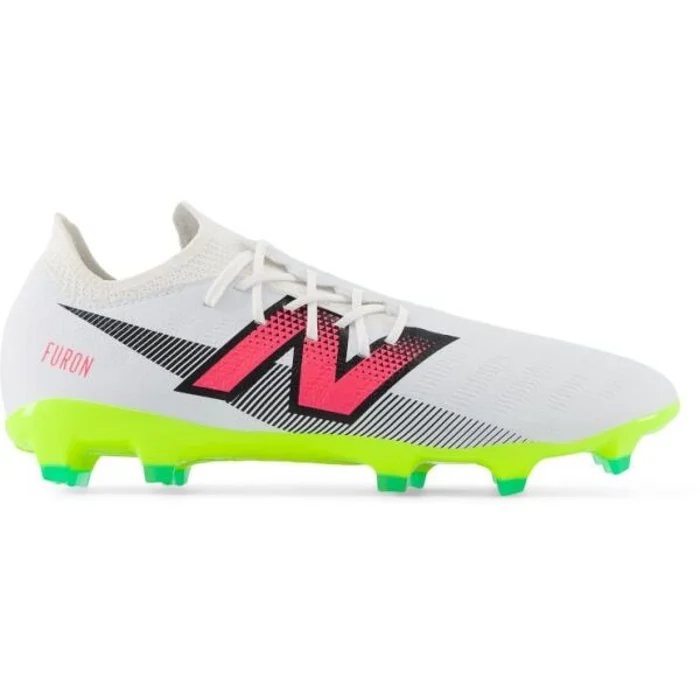 New Balance FURON DESTROY V7+ FG Pánské kopačky, bílá, velikost 42.5