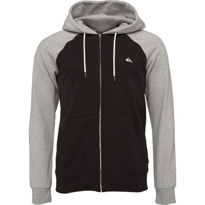 Quiksilver EVERYDAY ZIP Pánská mikina, černá, velikost