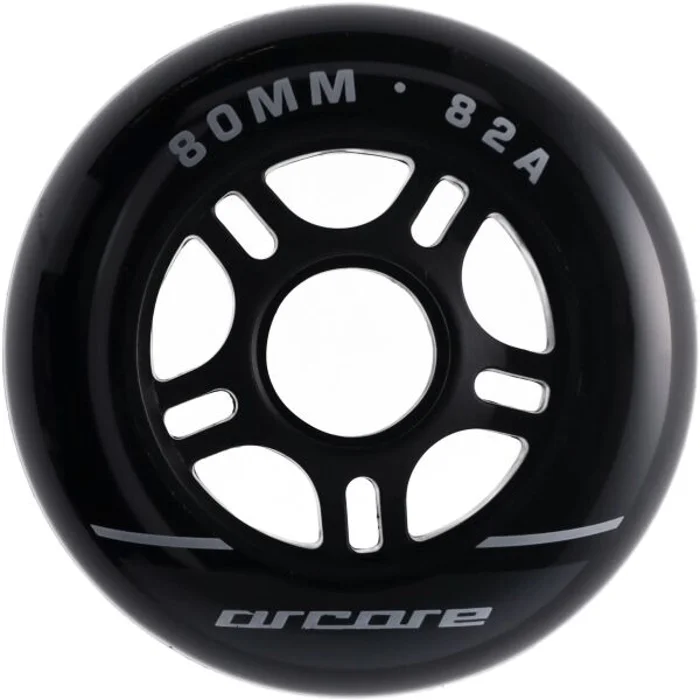 Arcore INLINE WHEELS 4PACK 80-82A Inline kolečka, černá, velikost