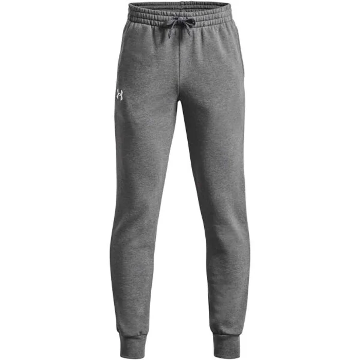 Under Armour RIVAL FLEECE JOGGERS Chlapecké tepláky, šedá, velikost