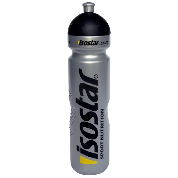Isostar BIDON SILVER 1000 ML Univerzální sportovní láhev, šedá, velikost