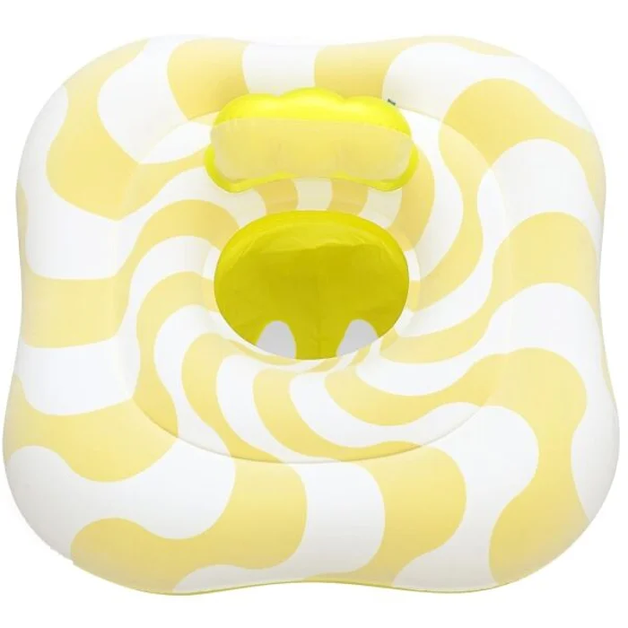 Bestway WAVY SQUARE Nafukovací kruh, žlutá, velikost