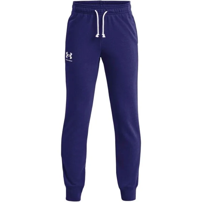 Under Armour RIVAL TERRY Chlapecké tepláky, modrá, velikost