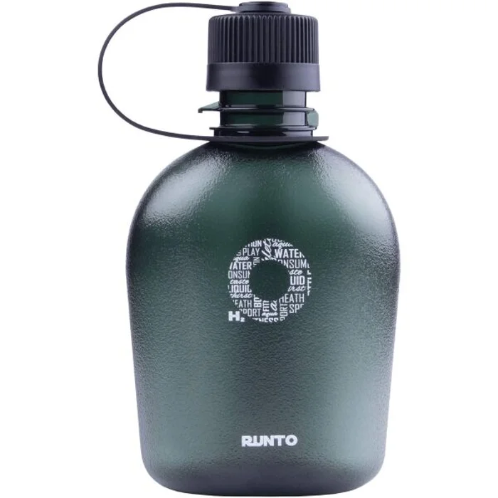 Runto CHUTOR 500 ML Sportovní tritanová lahev, tmavě zelená, velikost
