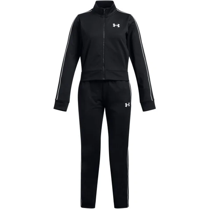 Under Armour ICON KNIT Dívčí souprava, černá, velikost