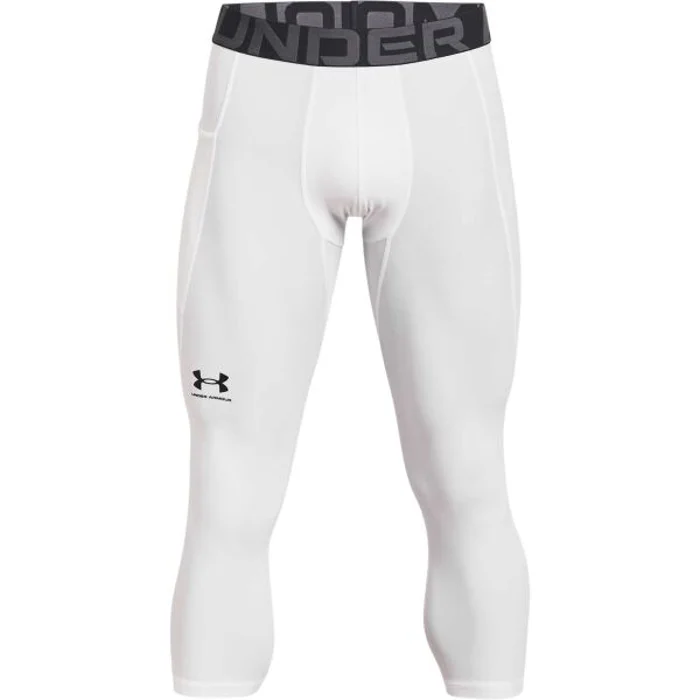 Under Armour HG ARMOUR 3/4 LEGGING Pánské kompresní 3/4 legíny, bílá, velikost