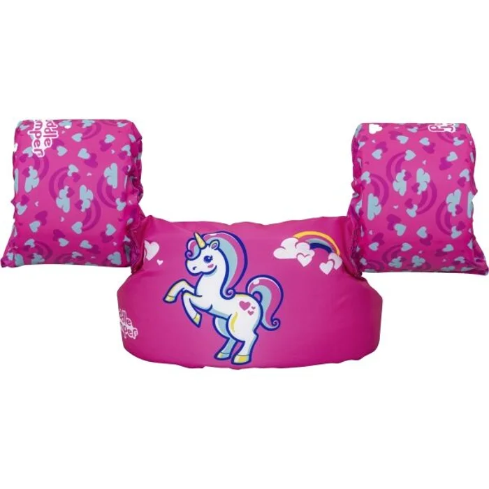 Bestway SWIM VEST UNICORN Plavecká vesta s rukávky, růžová, velikost