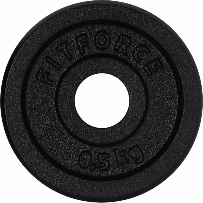 Fitforce PLB 0,5 KG x 25 MM Nakládací kotouč, černá, velikost