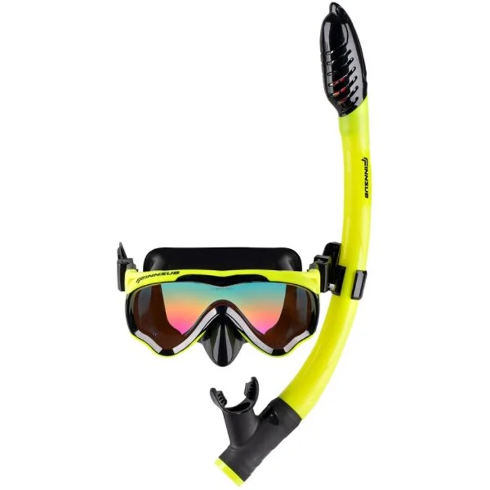 FINNSUB MATRIX KIDS SET Dětský šnorchlovací set, žlutá, velikost