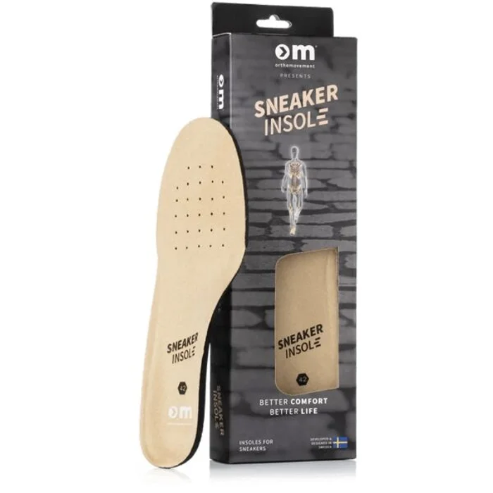 ORTHOMOVEMENT UPGRADE SNEAKER INSOLE Vložky do bot, béžová, velikost