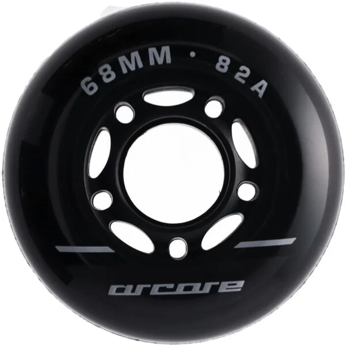Arcore INLINE WHEELS 4PACK 68-82A Inline kolečka, černá, velikost