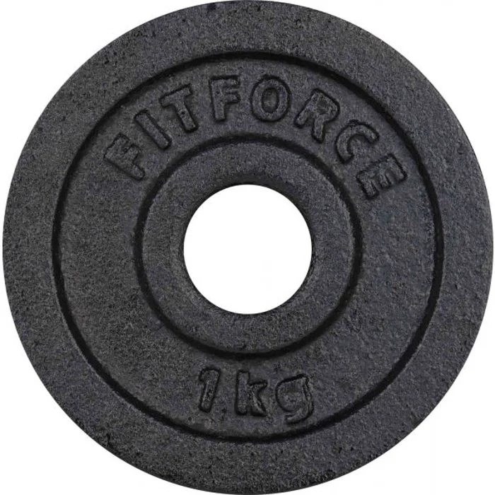 Fitforce PLB 1 KG x 30 MM Nakládací kotouč, černá, velikost