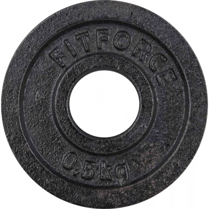 Fitforce PLB 0,5 KG x 30 MM Nakládací kotouč, černá, velikost