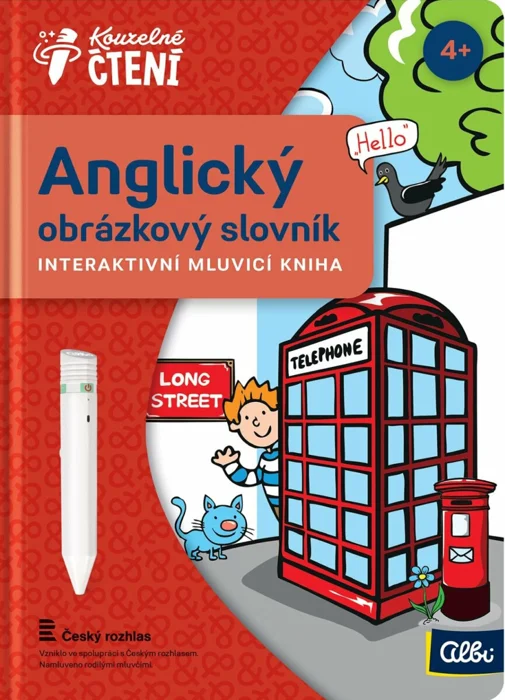 Kniha Anglický obrázkový slovník - Kouzelné čtení Albi