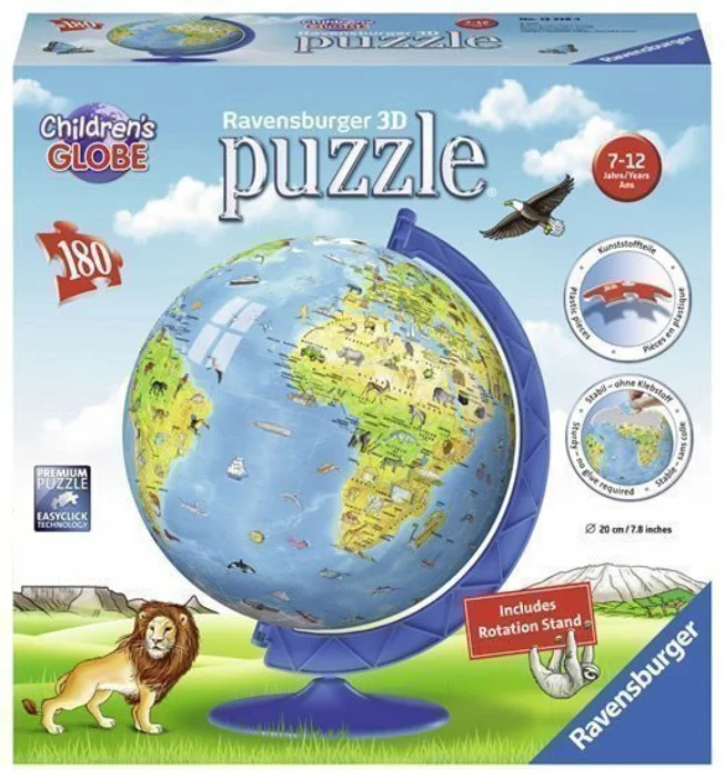 Puzzle - Dětský globus 180 dílků