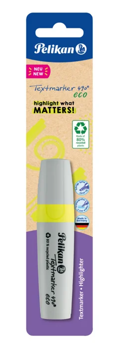 Pelikan - Zvýrazňovač 490 eco NEON žlutá