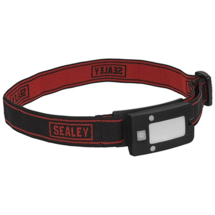 Sealey Rechargeable Auto Sensor COB LED Head Torch Black