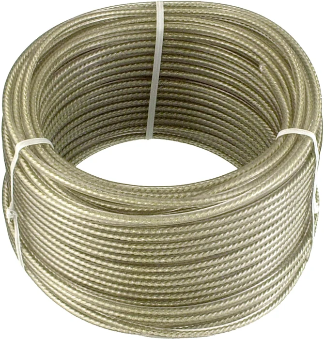 CONNEX Oceľové viacúčelové lanko, 3 mm × 20 m, oplastované