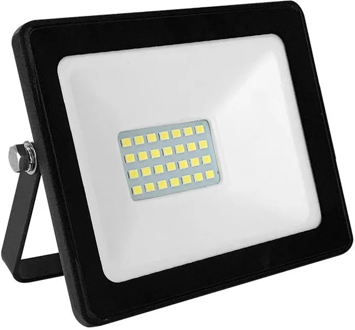 LED vonkajší reflektor Q 10 W / 12 – 24 V DC / 3000 K / 800 lm / 110° / IP66, čierny