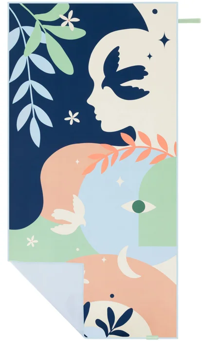 Spokey Harmony Towel – Rýchloschnúci cestovný uterák, 60 × 120 cm