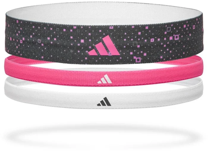 ADIDAS Sportovní čelenky - růžová, černá, bílá