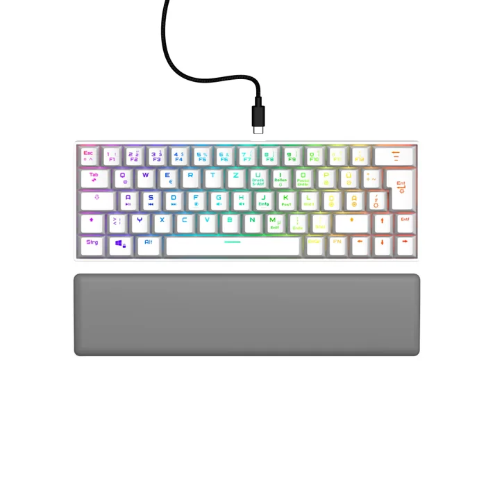 uRage Exodus 76 Gaming Tastatur kabelgebunden, Schwarz
