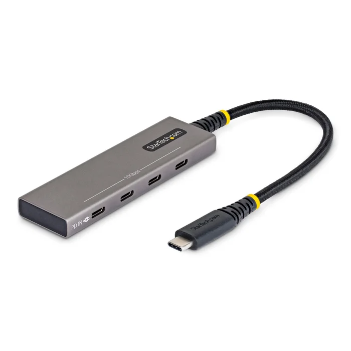StarTech.com USB-C Hub - 4x USB-C, 10 Gbit/s, 100W Power Delivery, USB 3.2 Gen 2